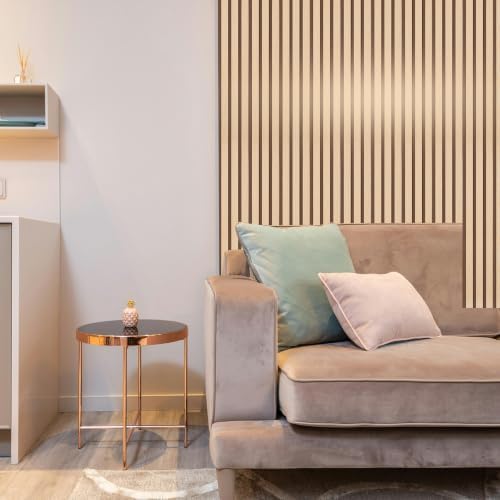 Peel and Stick 4 Roll Oak Slat 3D Wall Panel 4"x 98" - Image 7