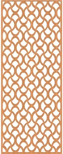 Resort Decorative Pierced Fretwork Wood Wall Panels, 17 3/8"W x 44 3/8"H x 1/4"T - Image 2