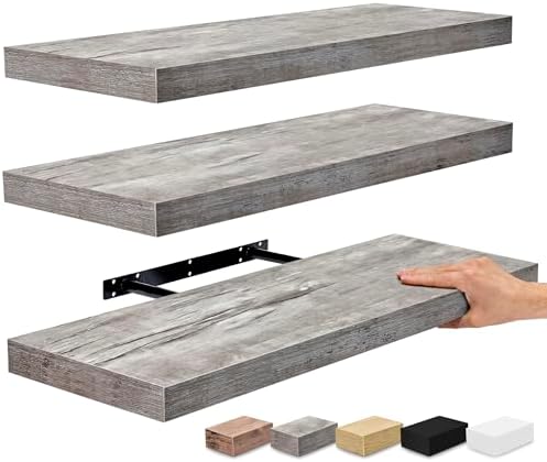 Sorbus Floating Shelves for Wall, Wood Wall Storage by Sorbus