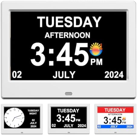 2026 Digital Clock Plug-in, Power Outage Memory, DST Display Time, and Year by TIMEMOON