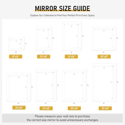 White Wall Mirror for Bathroom, Rectangle Rustic 24 x 36 inch Vanity Mirrors - Image 6