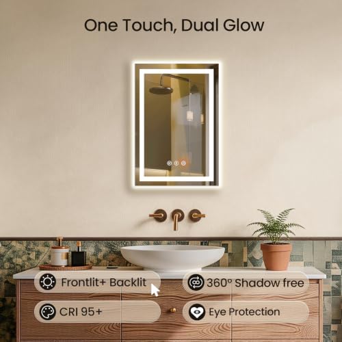 16"x24" LED Bathroom Mirror - Image 4