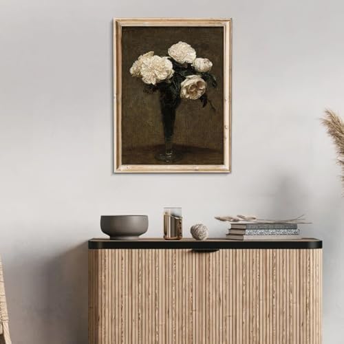 unrio Vintage Floral Wall Art Prints - Image 5