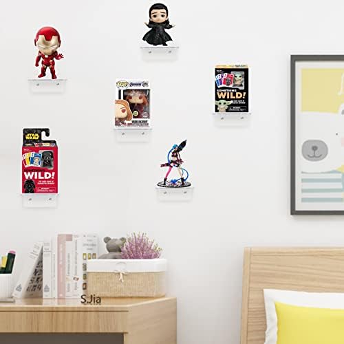10 Pack Acrylic Floating Shelves - Image 2