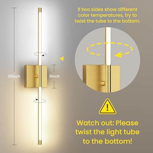 10000mAh Battery Operated Wall Sconces Set of 2 - Image 2