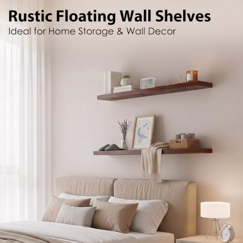 Lufia Floating Wall Shelves, MDF - Image 6