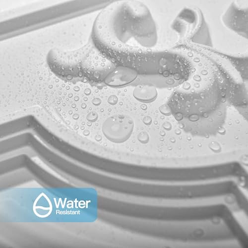 Art3d 12-Pack Waterproof Drop Relief Ceiling Tiles, 24 x 24 in, Cloud-White - Image 4