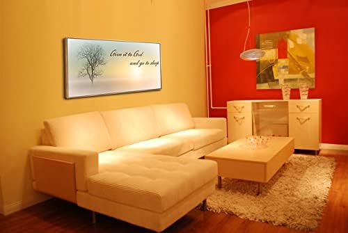 Lasdel Natural Extra Framed Wall Art of Misty Sunset & Tree Plant Picture - Image 6