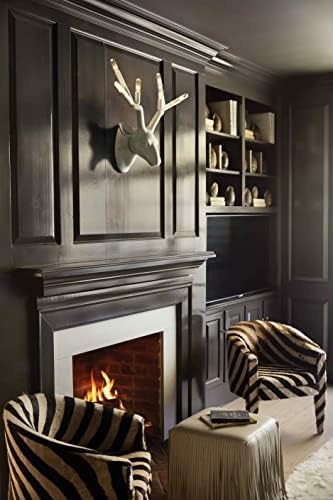 Hinkley Stag 6-Light Wall Sconce Deer Head w/Antlers, Chalk White Finish - Image 5
