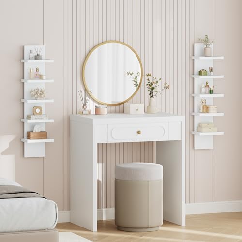 HOOBRO 5 Tier Wall Shelf Unit for Storage, 2 Pack Floating Shelves for Wall - Image 2