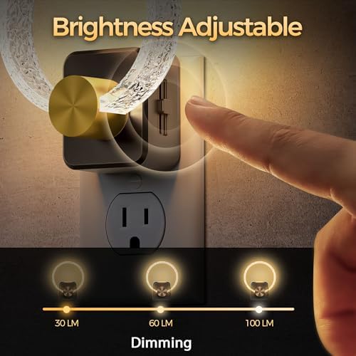 DORESshop LED Night Lights Plug Into Wall，Acrylic Decorative Night Light - Image 2
