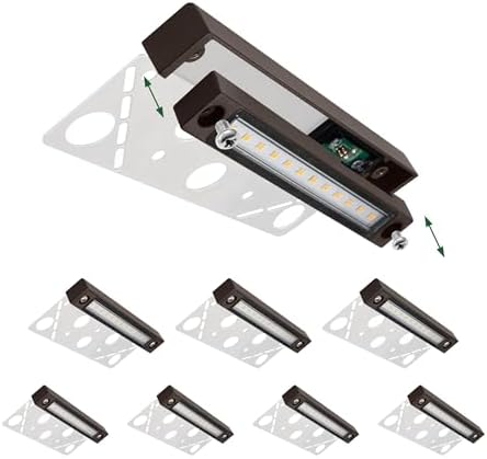 GKOLED Replaceable 6.8" LED Hardscape Lighting, Low Voltage Outdoor by GKOLED