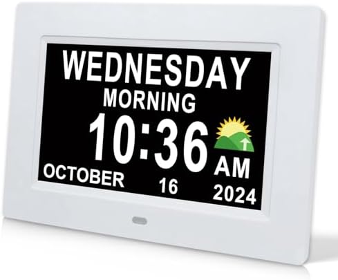 SSINI Digital Calendar Dementia Alarm Clock by SSINI
