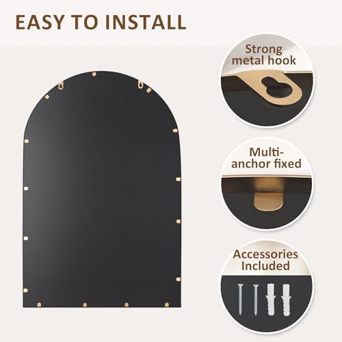 20"x30" Beaded Wall Mirror for Bathroom - Image 5