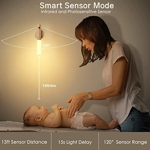 Montford Battery Operated Wall Sconces, Motion Sensor Night Light Magnetic Wall - Image 3