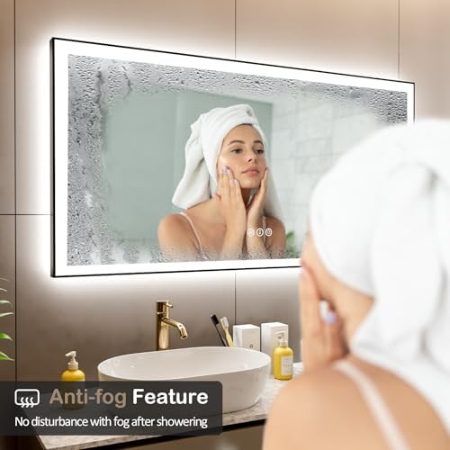 48x30 Inch LED Bathroom Mirror - Image 5