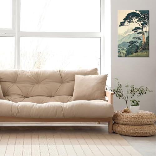 Wframed Pine Mountain Landscape Canvas Wall Art 12x16in - Image 7