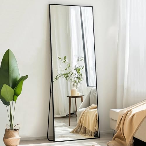 Sunniry Full Length Mirror 56x16 inch, Metal Frame by Sunniry