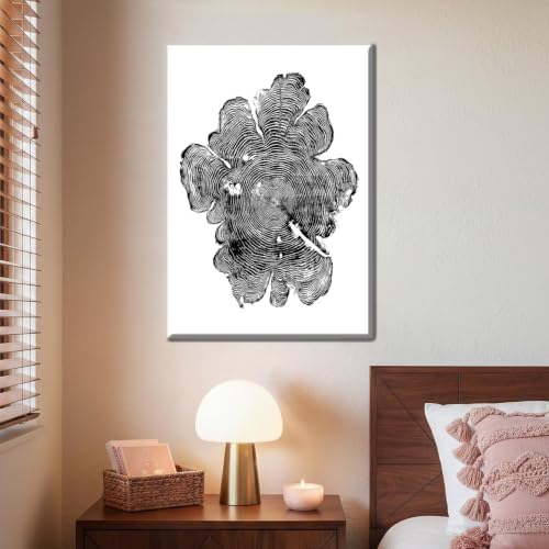 IBHJSART Oregon Western Red Cedar, woodcut print, Woodcore art, tree ring print - Image 2