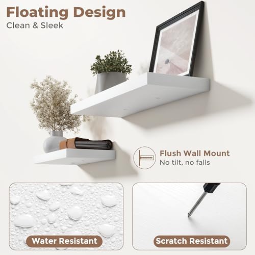 8 Inch Floating Shelves for Wall - Image 4