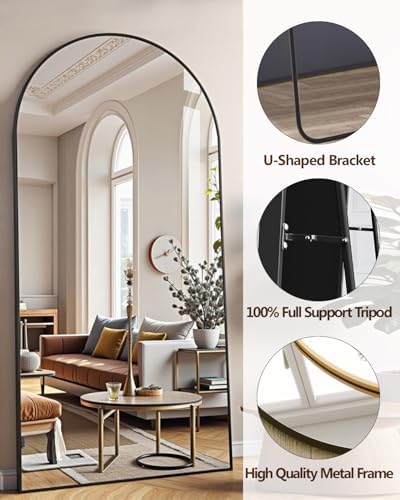 77"x38" Extra Large Arched Full Length Mirror - Image 3