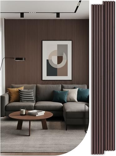 Mollywell Wood Panels for Wall, 108x8 in by Mollywell