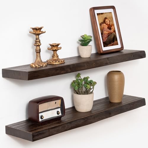 Marsmiles 30in Wood Floating Shelves by Marsmiles