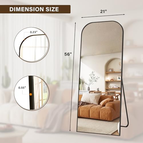 56x21 Inch Full Length Mirror - Image 4