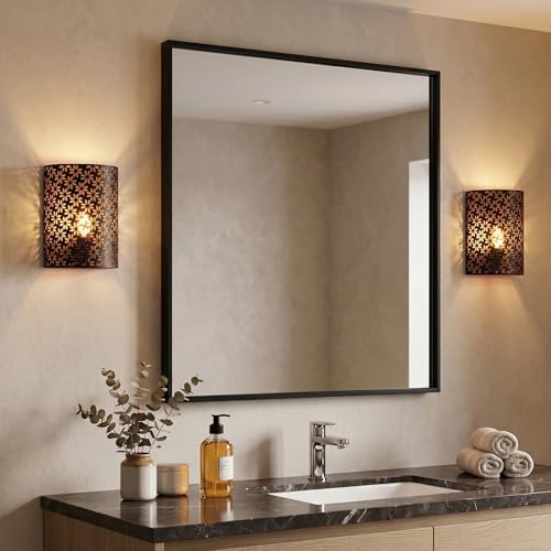 JHY DESIGN Set of 2 Battery Powered Lamp 8''H Vintage Wall Mount Lamp Metal - Image 5