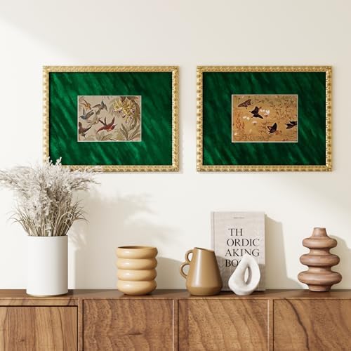 Dark Green Velvet Contact Paper, Self Adhesive Fabric Flocking Liner - Image 6