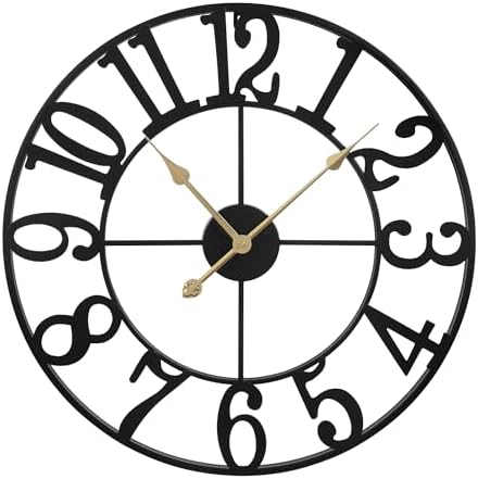 1st Owned Large Wall Clocks for Living Room Decor, Silent Non Ticking Clocks - Image 2