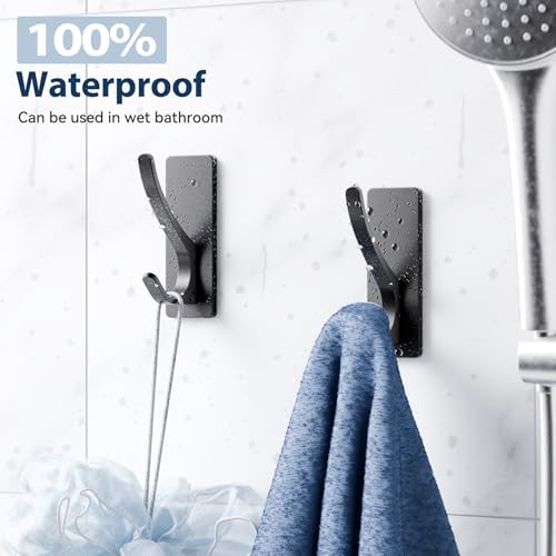 Self Adhesive Towel Hooks: Extra Strong 13LB, Stainless Hook - Image 5