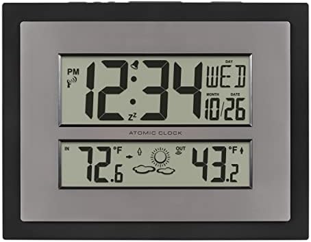 La Crosse Technology 512-65937 Black Atomic Digital Clock by LaCrosseTechnology