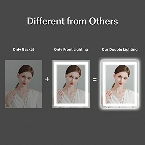 24x32 Inch LED Bathroom Mirror - Image 3
