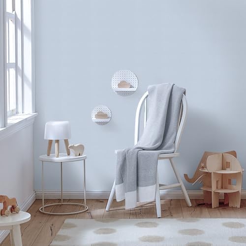 Light Blue Peel Stick Wallpaper Self-Adhesive Contact Paper Tear Resistant - Image 3