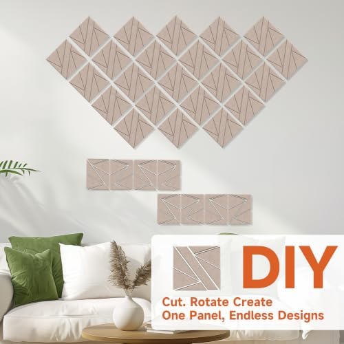Acoustic Panels, 24 Pack Sound Proof Wall Panels, 11.8”x11.8” - Image 4