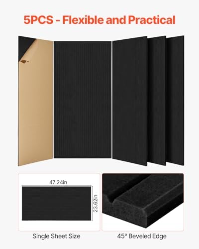 VEVOR 5 Pack Acoustic Panels - Image 6