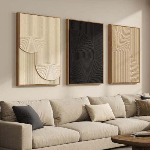 Large Framed Modern Abstract Wall Art by Cuspin