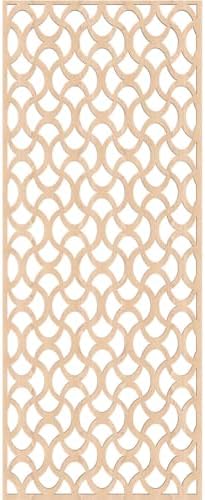 Resort Decorative Pierced Fretwork Wood Wall Panels, 23 3/8"W x 59 3/8"H x 3/8"T - Image 4