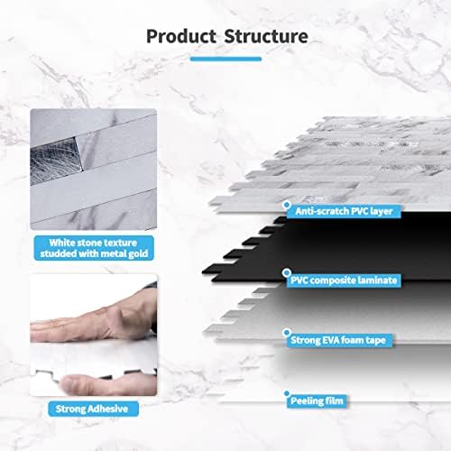 Art3d Faux Stone Peel & Stick Backsplash Tile - Image 6
