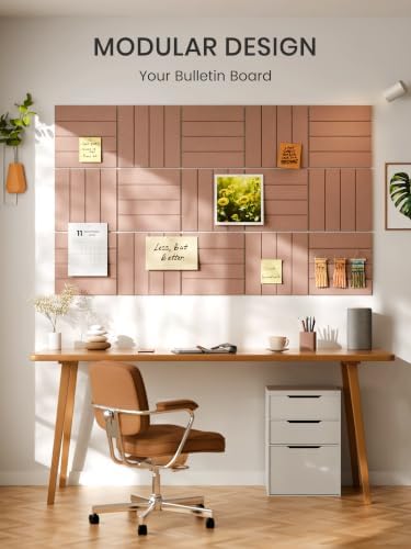 Bumusty 36" x 24" Large Cork Board Alternative - Image 6