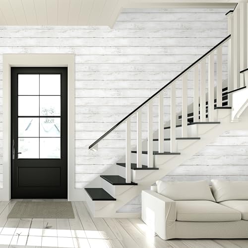 Wood Shiplap Peel and Stick Wallpaper - Image 4
