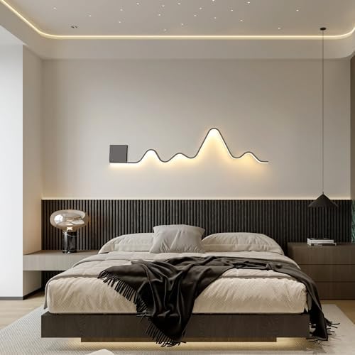 Qcyuui Wall Sconce, 43.3 inch Dimmable Hardwired LED Wall Light - Image 3