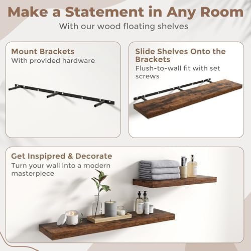 55 Inch Floating Shelves for Wall - Image 5