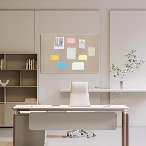 Large Cork Board 36" x 24", 6 Pack Felt Bulletin Board, Pin Boards - Image 6
