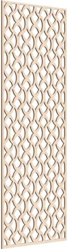 33 3/8"W x 84 3/8"H x 3/8"T Resort Decorative Fretwork Wood Wall Panels by EkenaMillwork