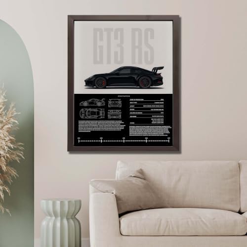 InkFlow Posters Vintage Racing Car Canvas Poster - Image 5