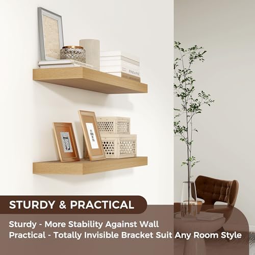 24" Wide x 6.5" Deep Floating Shelves - Image 4