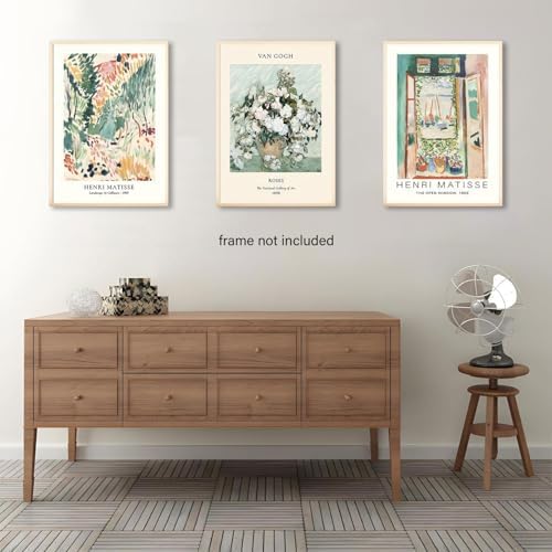 LYPHNX Sage Green Matisse Poster Wall Art Vintage Abstract Floral Prints Set of - Image 7