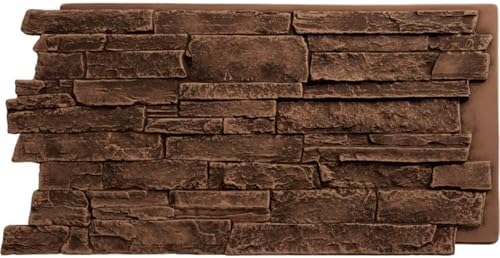 EverStone Acadia Ledge Faux Stone Panel, Arizona Color by EkenaMillwork